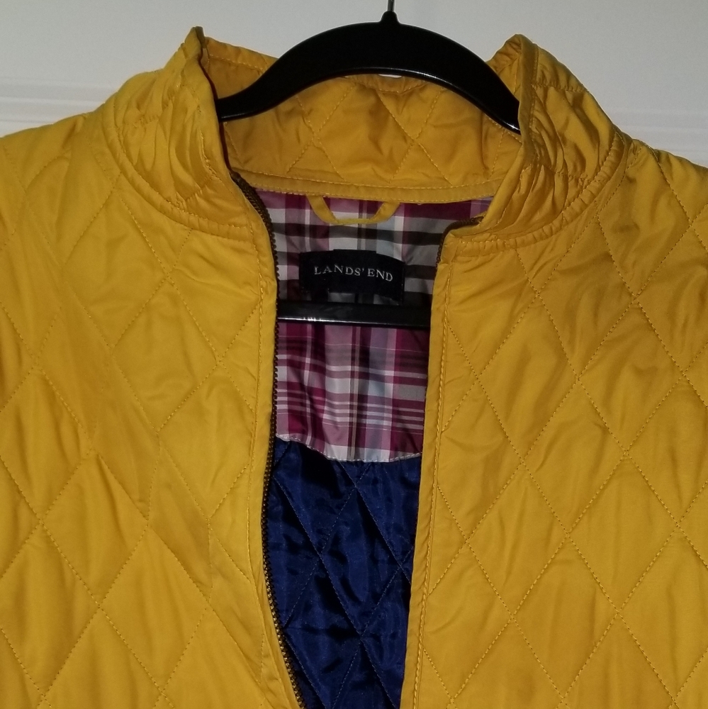 Lands End Gold (yellow)  jacket XL/P